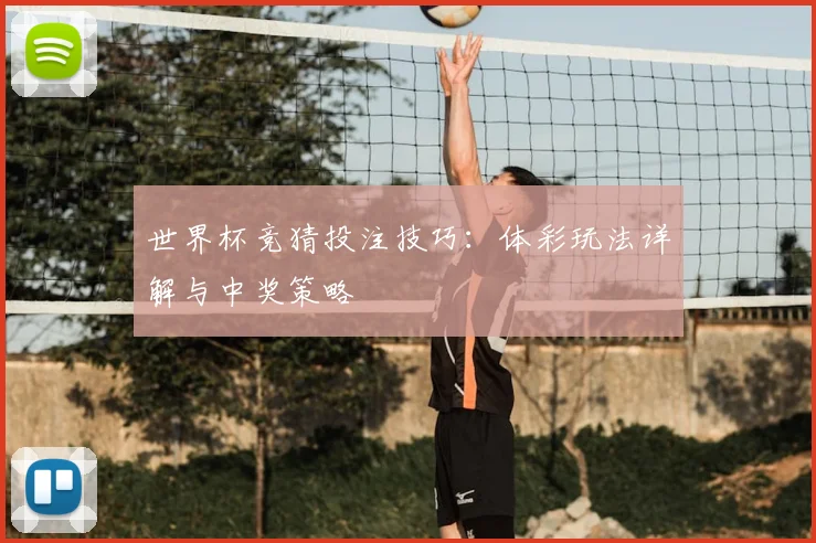 世界杯竞猜投注技巧：体彩玩法详解与中奖策略